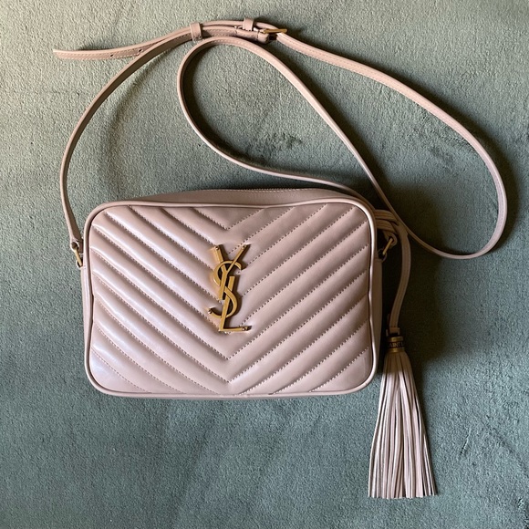 Yves Saint Laurent Handbags - YSL BAG MNG LOU M WITH REMOVIB VITELLO PIUMOTTO - DARK BEIGE